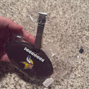 NFL Vikings Luggage Tag NEW